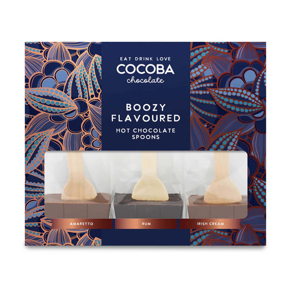 Cocoba Boozy Flavoured Hot Chocolate Spoon Set